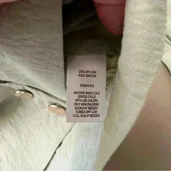 Marc New York Mint green blouse jacket size M - Picture 5 of 8